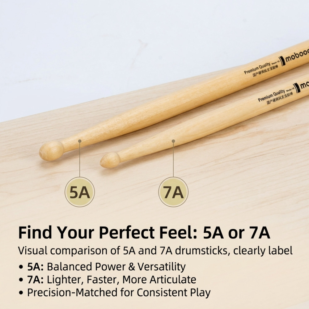 Professional Drums 5A 7A Walnu - Musical Instrument Qin recension och pris