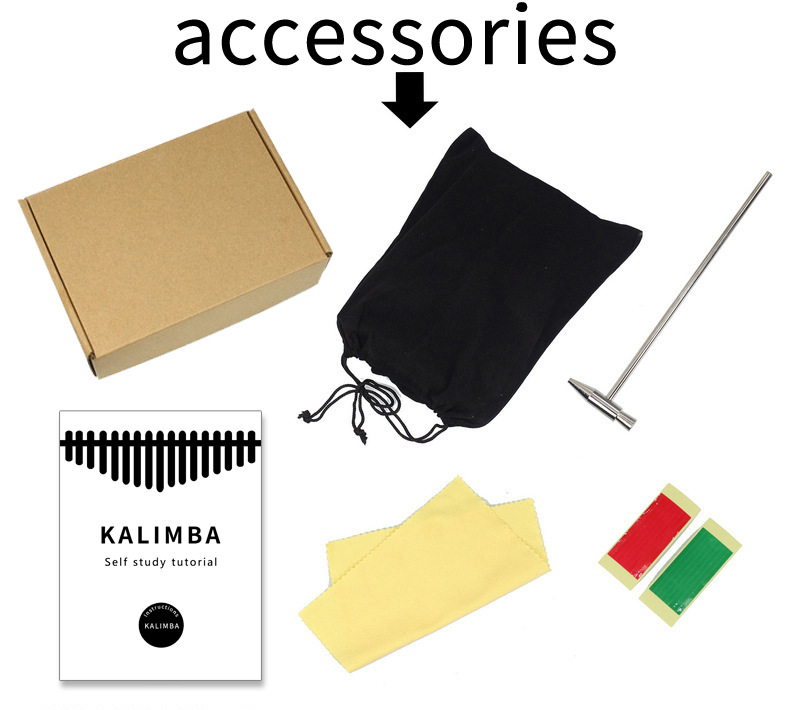 Colorful 21 Key Kalimba Kids C - Musical Instrument Kids recension och pris