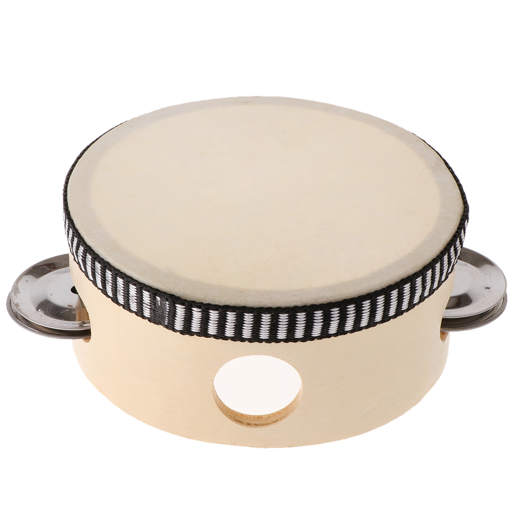 Wooden Musical Tambourine Beat - Musical Instrument Kids recension och pris