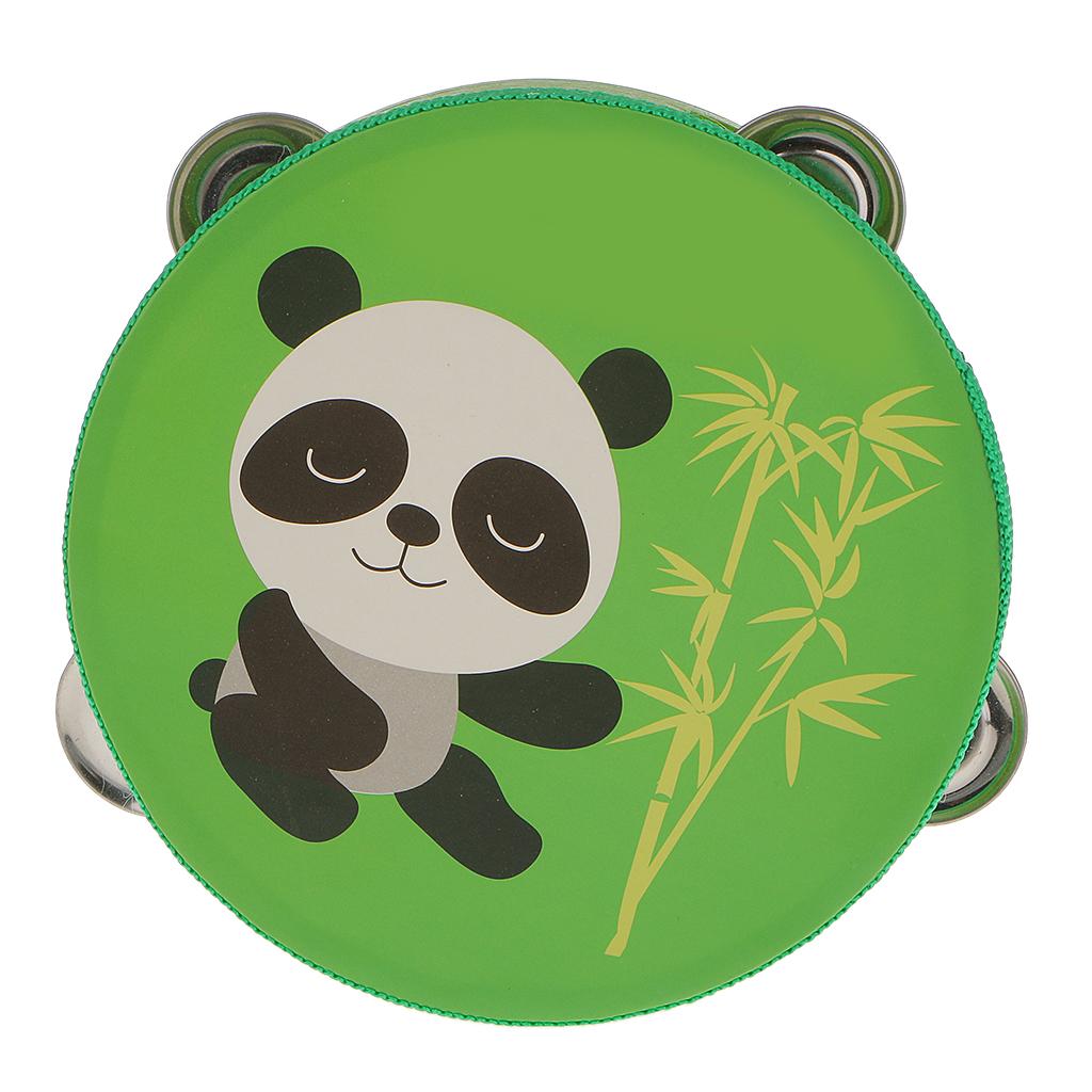 Wooden Tambourine Small Hand P - Musical Instrument Kids recension och pris