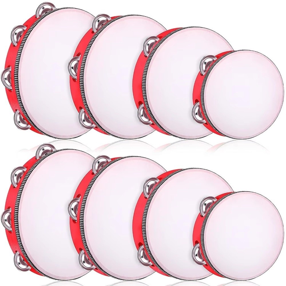 4/6/8/10 Inch Hand Held Drum M - Musical Instrument Kids recension och pris