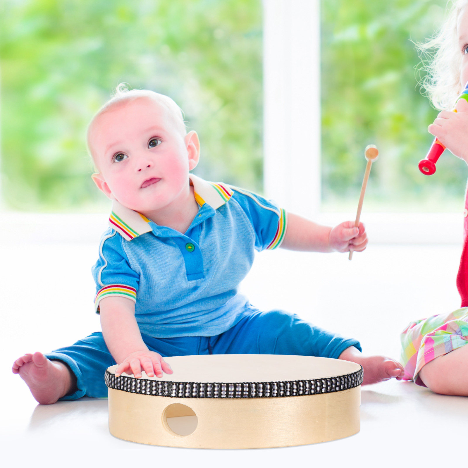 6Pcs Childrens Hand Drum Set 6 - Musical Instrument Set recension och pris