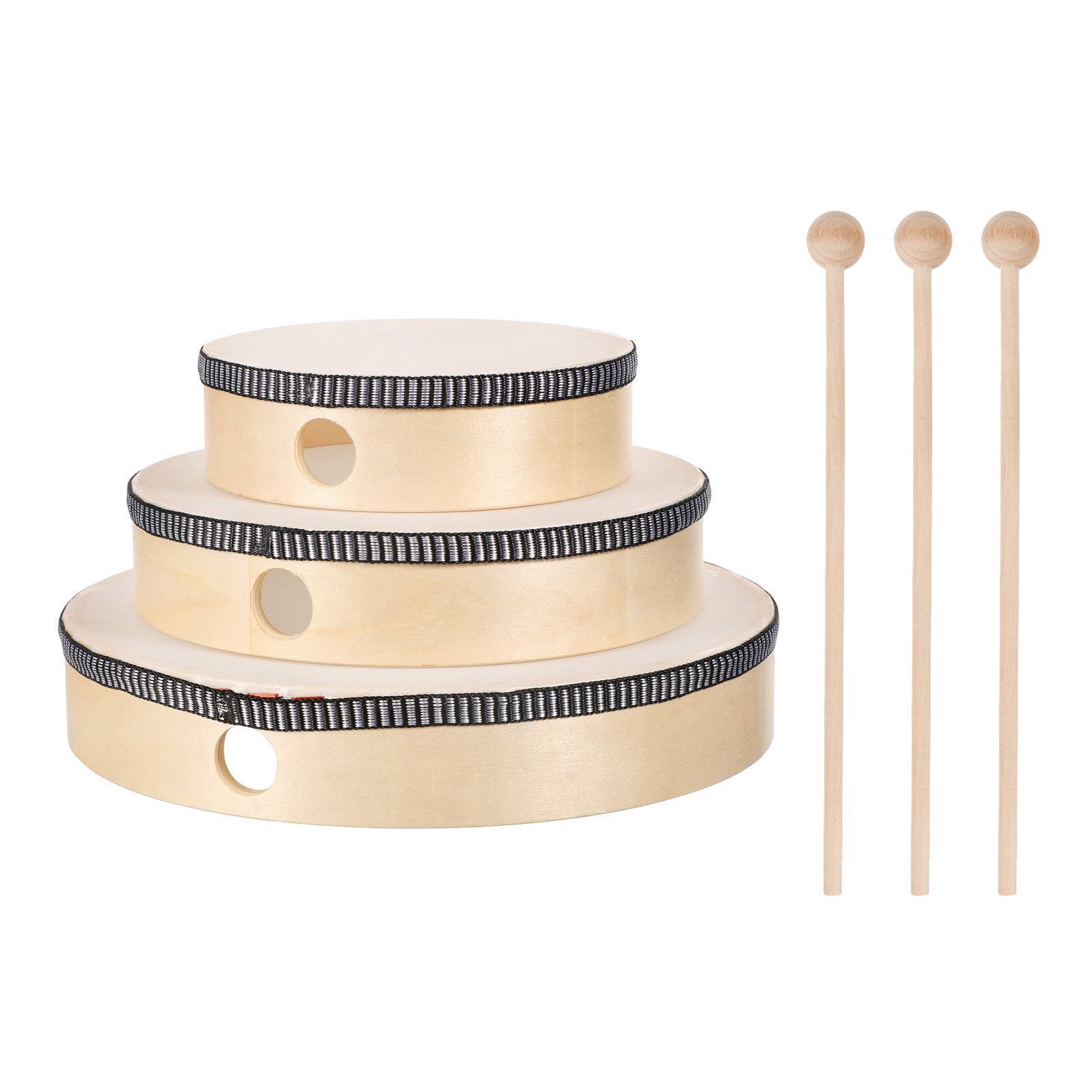 6Pcs Childrens Hand Drum Set 6 - Musical Instrument Set recension och pris