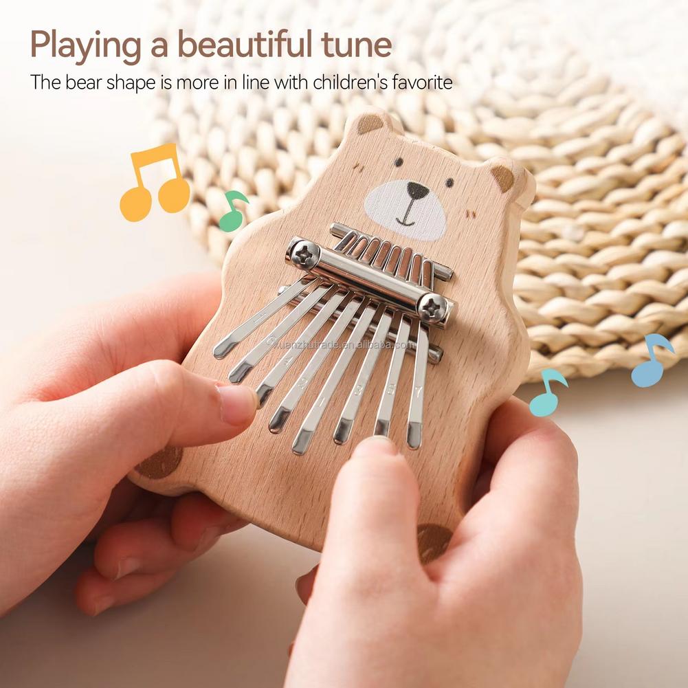 8 Key Mini Kalimba Portable Th - Musical Instrument Kids recension och pris