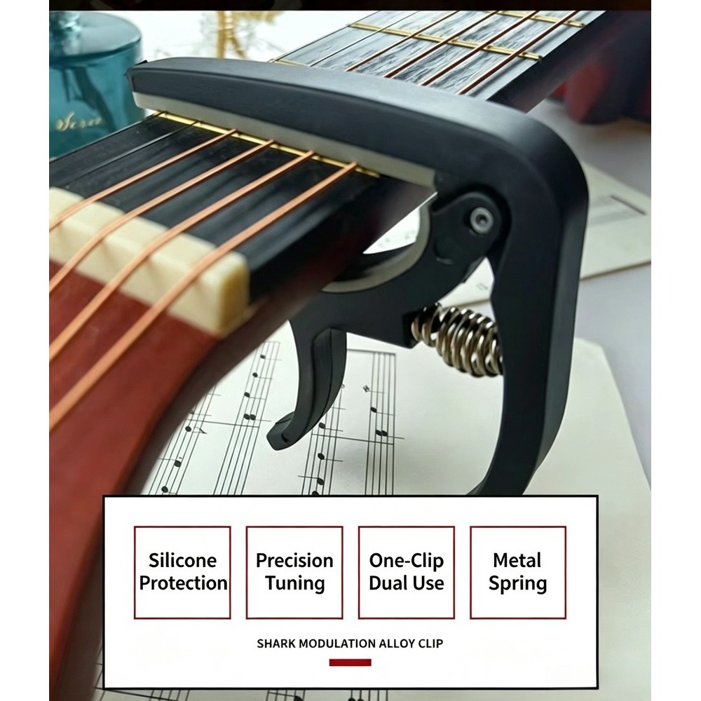 2 in 1 Guitar Capo with Bridge - Musical Instrument Organ recension och pris
