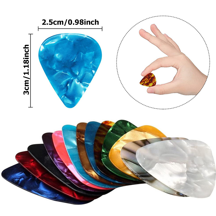 36/54pcs 0.5mm ABS Guitar Pick - Musical Instrument Qin recension och pris