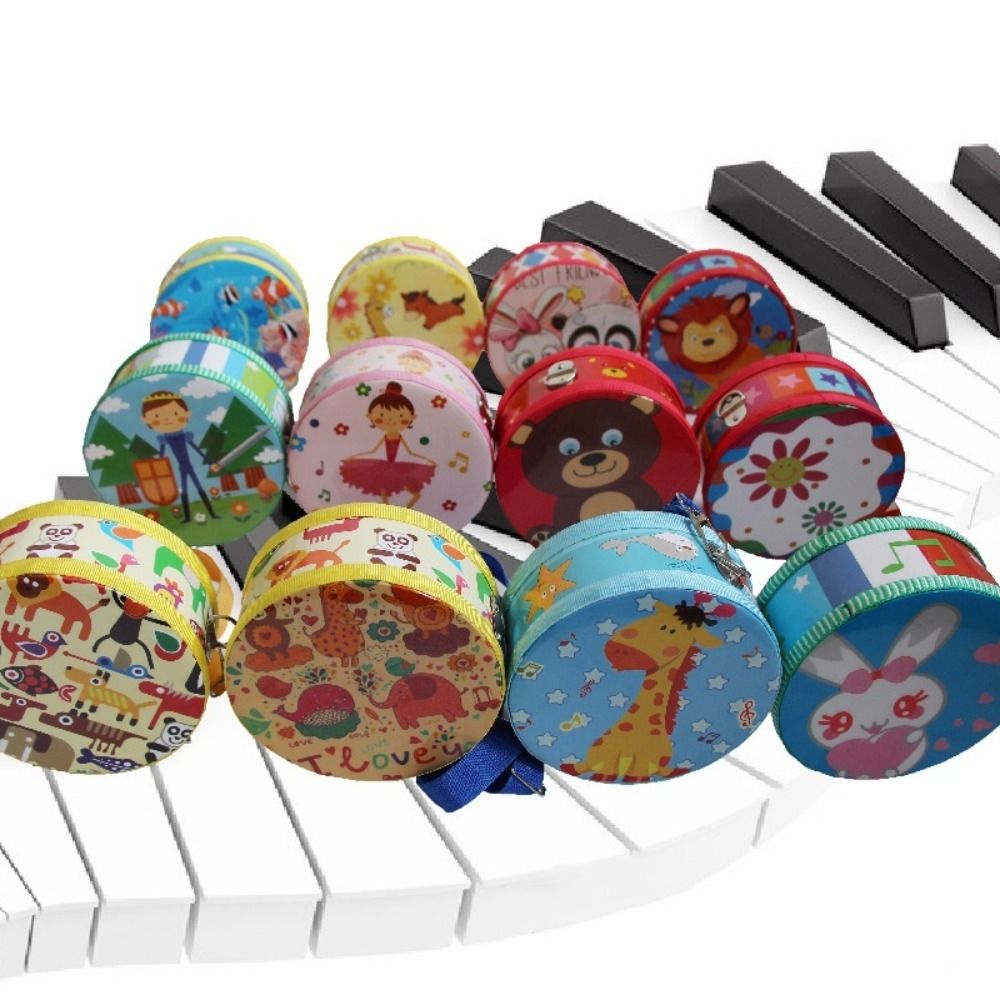 Wooden Children's Drum Double  - Musical Instrument Kids recension och pris
