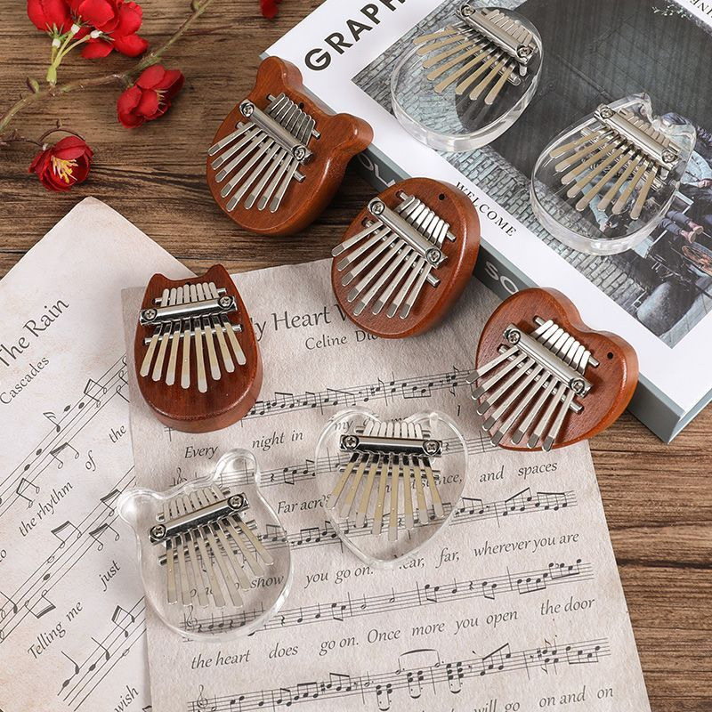 5*7cm 8Key Kalimba Thumb Piano - Musical Instrument Kids recension och pris