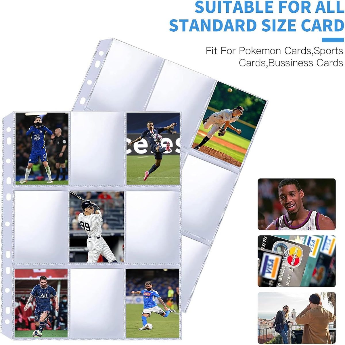 50 Pack 9 Pocket Card Sleeves  - Cajon Musical Instrument recension och pris