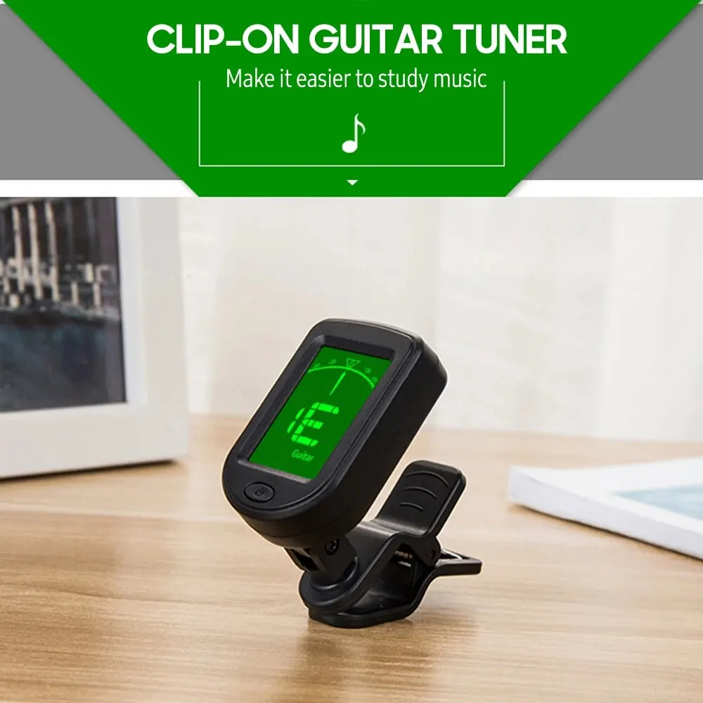 T-02 Guitar Tuner Clip-on Chro - Musical Instrument Organ recension och pris