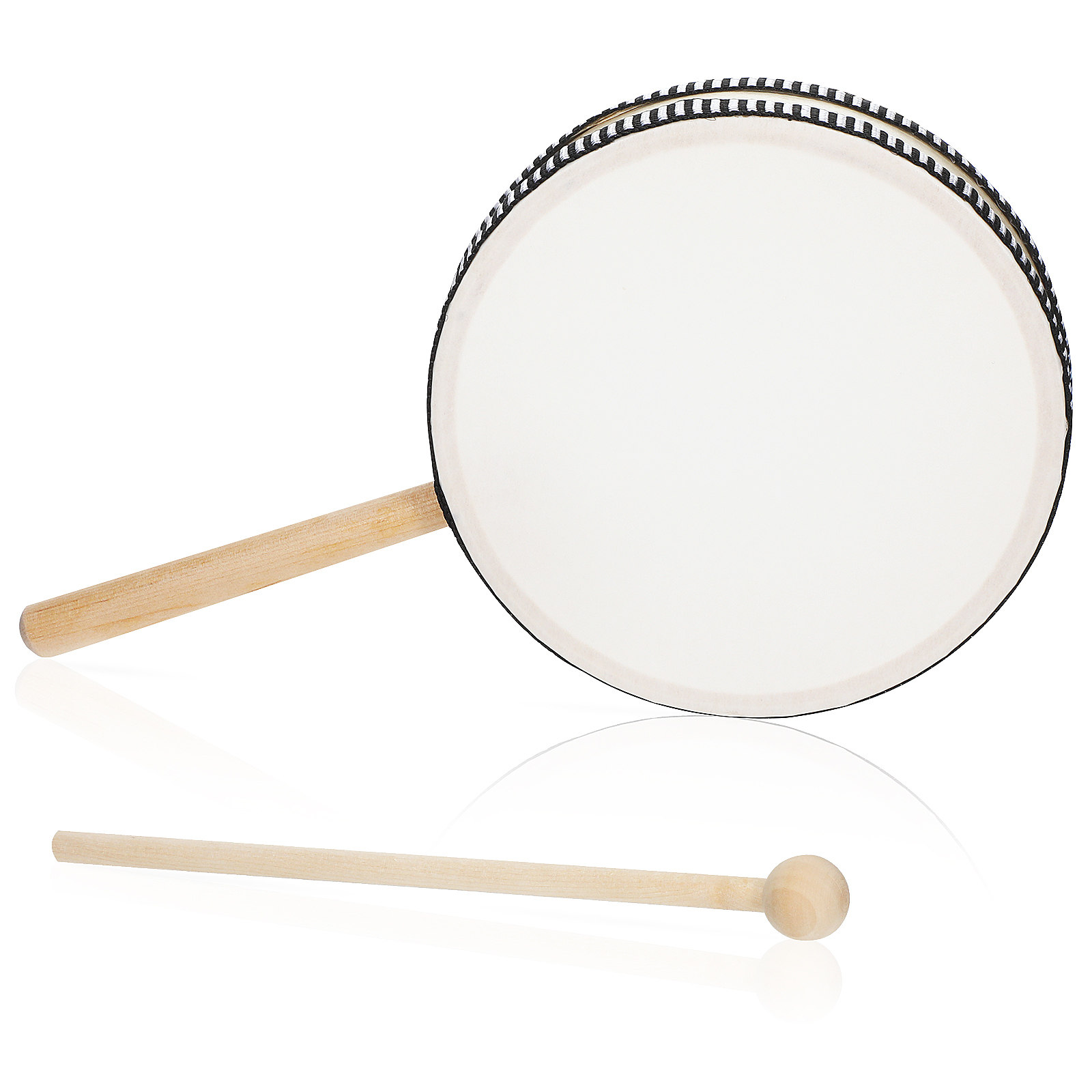 1Set Hand Drum Stable Wooden H - Musical Instrument Kids recension och pris