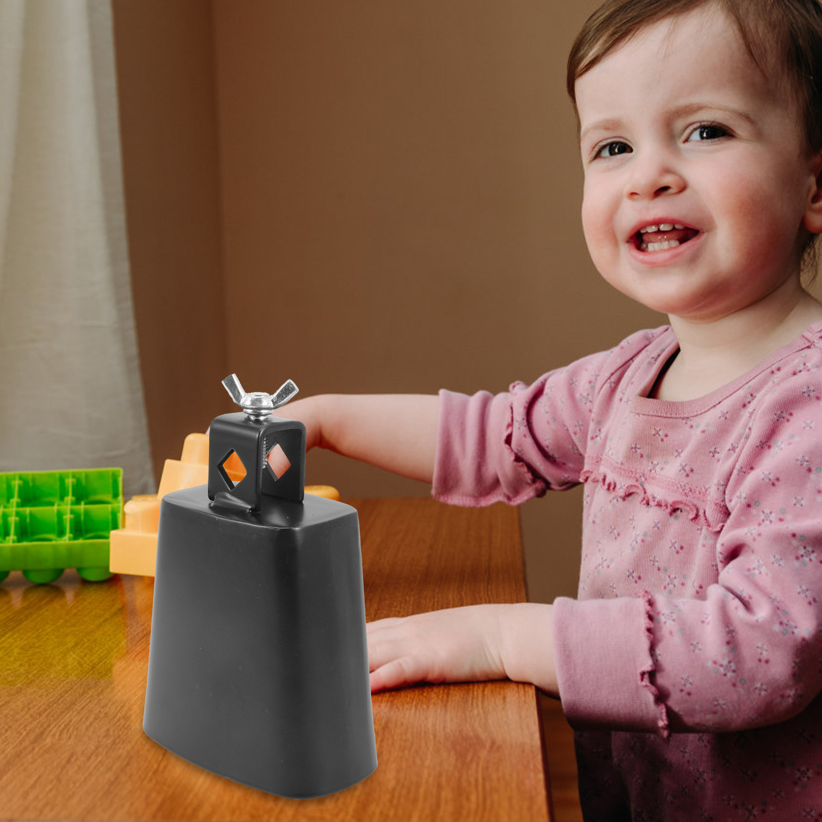 1Set Cowbell Teaching Aid Meta - Musical Instrument Kids recension och pris