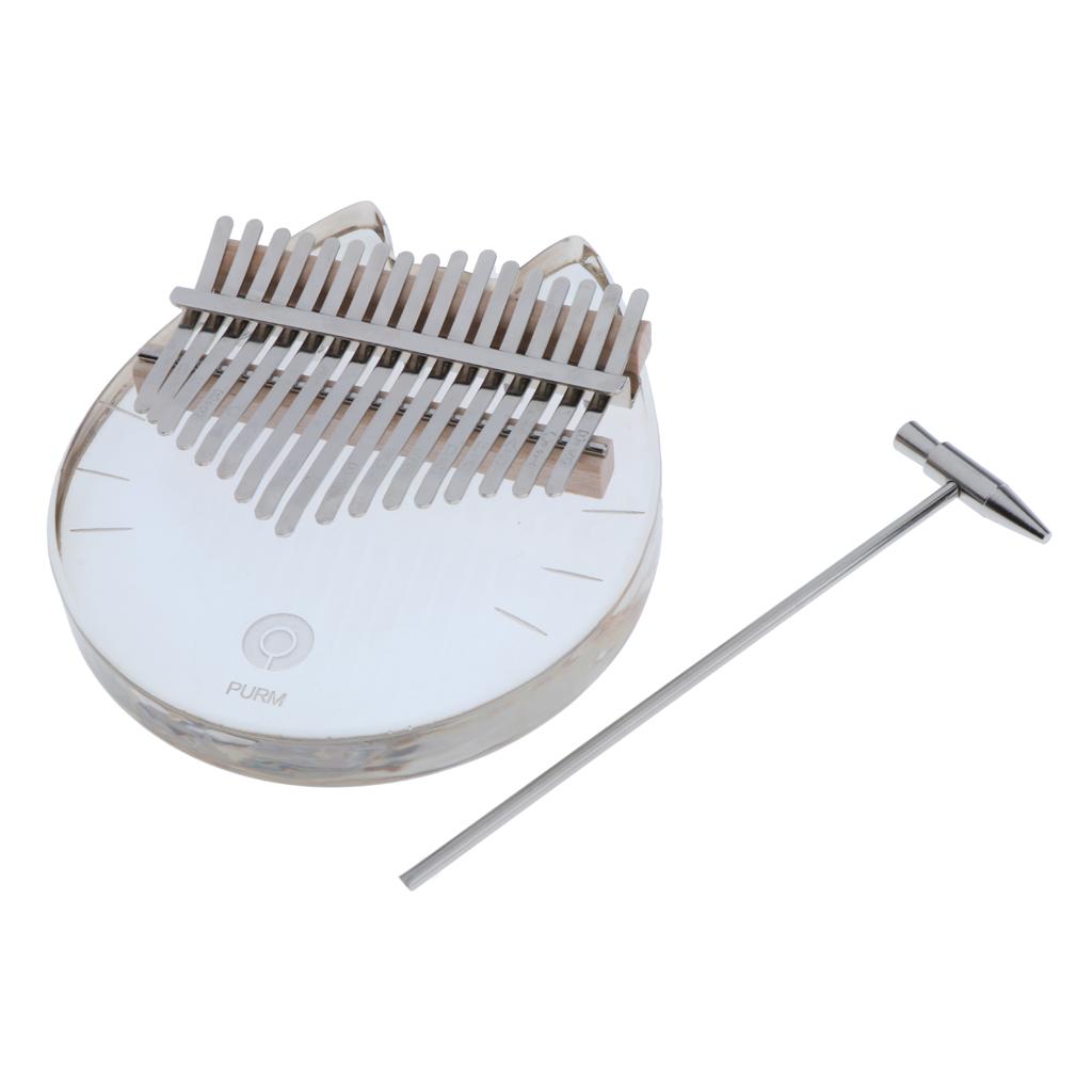 Kalimba 17 Key Acrylic Transpa - Musical Instrument Kids recension och pris