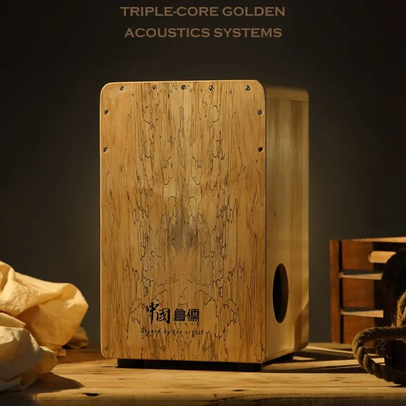 Solid Wood Cajon Box Drum Prof - Cajon Musical Instrument recension och pris